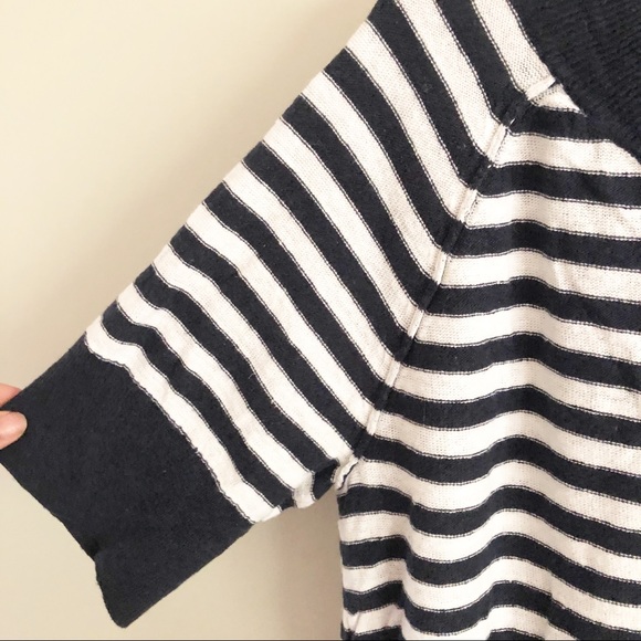 Talbots Striped Linen Top - Picture 3 of 5